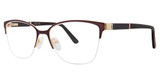 Vavoom/Vivian Morgan Eyeglasses 8094 Plum/Gold