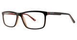 Shaquille O'Neal Eyeglasses Shaquille O'Neal 149Z Black/Brown/219