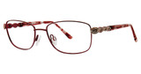Sophia Loren Eyeglasses SL Beau Rivage 88 Burgundy/77