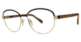 Leon Max Eyeglasses Leon Max 4067 Black/Gold/235