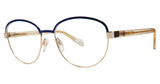 Leon Max Eyeglasses Leon Max 4067 Navy/Gold/242