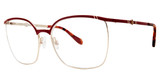 Leon Max Eyeglasses Leon Max 4074 Red/Gold/86