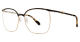 Leon Max Eyeglasses Leon Max 4074 Black/Gold/235