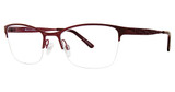 Gloria by Gloria Eyeglasses Gloria By Gloria Vanderbilt 4063 Burgundy/77