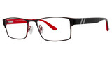 Shaquille O'Neal Eyeglasses Shaquille O'Neal 515M Black Red/239