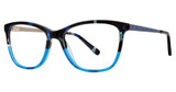 GB+ Eyeglasses Flirtatious blue tortoise/silver