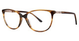 Genevieve Boutique Eyeglasses Eavesdrop brown haze