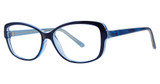 Modern Plastics I Eyeglasses Factor blue/crytsal