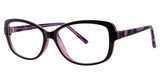 Modern Plastics I Eyeglasses Factor plum/crystal