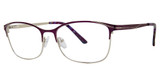 GB+ Eyeglasses Compelling matte plum/silver