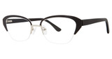 Genevieve Boutique Eyeglasses Chic matte black/silver