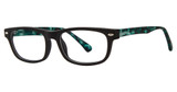 Modern Plastics II Eyeglasses Cowboy black/green matte