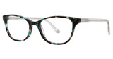 Vera Wang Eyeglasses Felice Jade Tortoise/JD