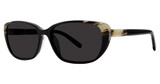 Vera Wang Eyeglasses VAS1 Black Horn/BK