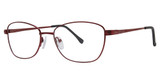 Modern Metals Eyeglasses Aware matte burgundy