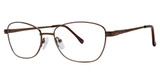 Modern Metals Eyeglasses Aware matte brown