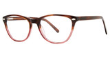 Genevieve Boutique Eyeglasses Ariel brown/rose