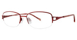 Gloria by Gloria Eyeglasses Gloria By Gloria Vanderbilt 4065 Burgundy/77
