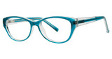 Parade Eyeglasses 1772 Teal Crystal