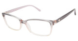 Lulu Guinness Eyeglasses L217 grey blush/GRY