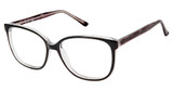 New Globe Eyeglasses L4081-P Black/Crystal/BLACK/CRYSTAL