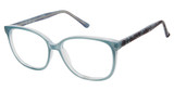 New Globe Eyeglasses L4081-P Teal/TEAL