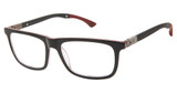 Champion Eyeglasses GOODLUCK BLACK/RED/C01