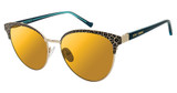 BETSEY JOHNSON Eyeglasses LOVE STAR LEOPARD/LEO