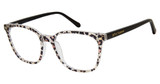 BETSEY JOHNSON Eyeglasses PRINTS CHARMING LEOPARD/LEO