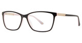 Daisy Fuentes Eyeglasses Daisy Fuentes La Gaspara Black/21