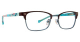 Vera Bradley Eyeglasses VB Sparrow Mint Flowers/MFL