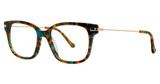 kensie Eyeglasses Cherish Turquoise Tortoise/TU