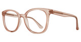 Eye Q Eyewear Eyeglasses UXBRIDGE Pink Crystal/ROSE