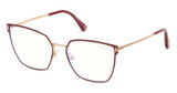 Tom Ford Eyeglasses FT5574-B shiny bordeaux/069