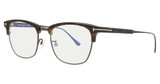Tom Ford Eyeglasses FT5590-F-B dark havana/052