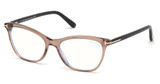Tom Ford Eyeglasses FT5636-B shiny light brown/045