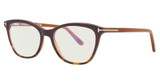 Tom Ford Eyeglasses FT5636-B coloured havana/055