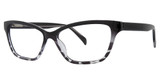Modern Times Eyeglasses Abundant black