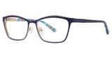 Modern Art Eyeglasses A608 matte navy/gold