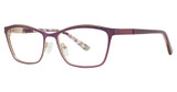 Modern Art Eyeglasses A608 matte plum/gold