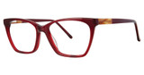 Genevieve Boutique Eyeglasses Kinsley burgundy/honey