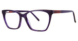 Genevieve Boutique Eyeglasses Kinsley plum/cherry