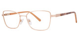 Genevieve Paris Design Eyeglasses Eternity gold