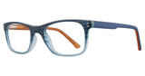 Eye Q Eyewear Eyeglasses SW527 BLUE/ORANGE/BLUE