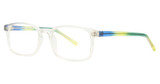 Broadway Eyeglasses Now Crystal/Teal