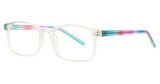 Broadway Eyeglasses Now Crystal/Rainbow