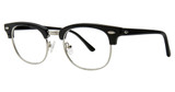 Times Square Eyeglasses Stars Black/Silver