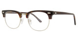 Times Square Eyeglasses Stars Demi Amber/Gold