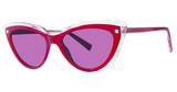 Vera Wang Eyeglasses Kate Ashleigh Berry Blush Crystal/BE
