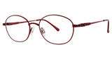 Modern Metals Eyeglasses Epiphany burgundy